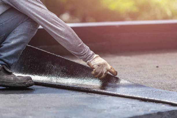 Professional Basement Waterproofing technician working in Hackensack, NJ